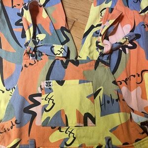 Lucy & Yak Multicolor Abstract Jumpsuit